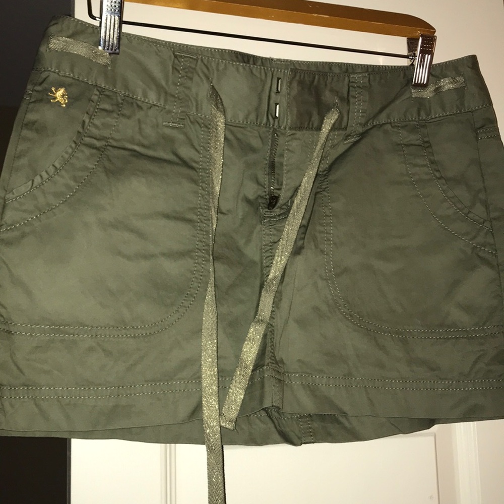 Army green skirt from Express